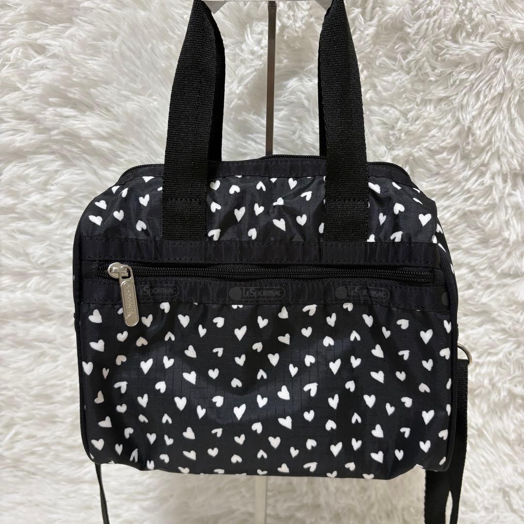 レスポートサック EVERYDAY SM SATCHEL ブラックハーツ