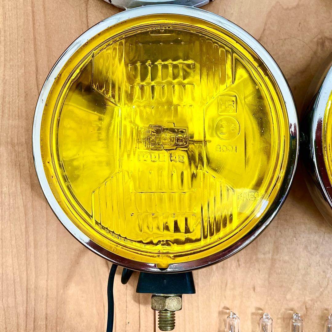 当時物 シビエ CIBIE デュアル ライト ロケットカウル ビサージュ フォグ