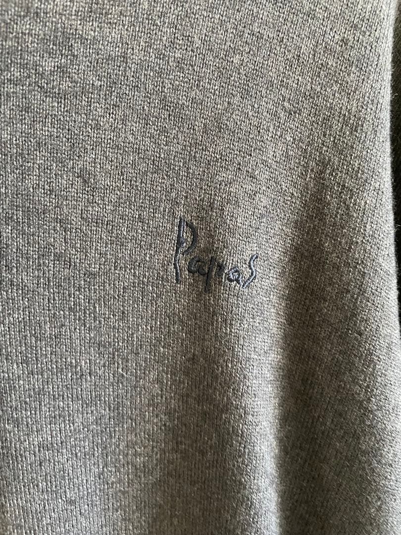 【美品】Papas パパス　カシミヤ　ウール　シルクニット　メンズ