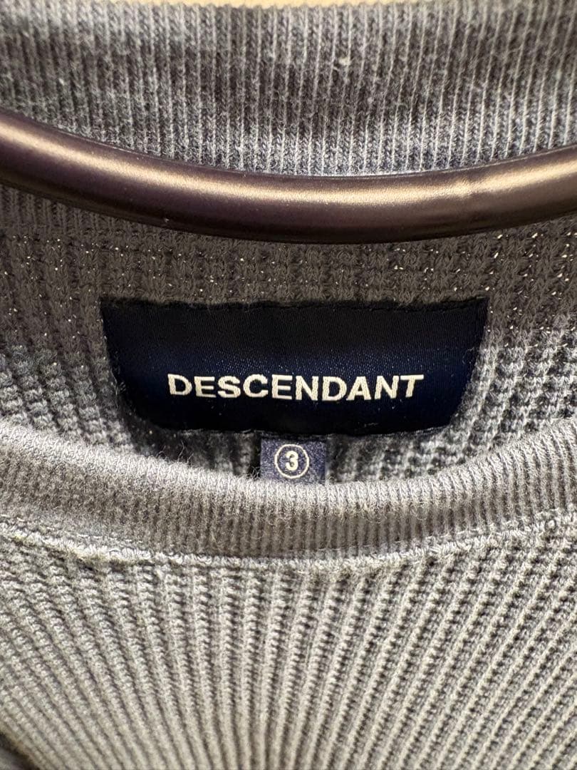 【1回着用】DESCENDANT GAUFRE WAFFLE LS