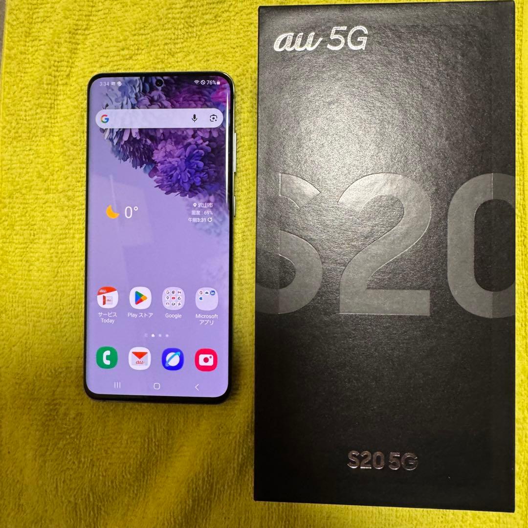 極美品Galaxy S20 5G SCG01　SIMフリー