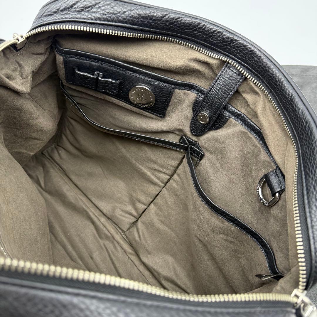 専用 ペッレモルビダ シュリンクレザー ビジネスバッグ ブラック A4 PC