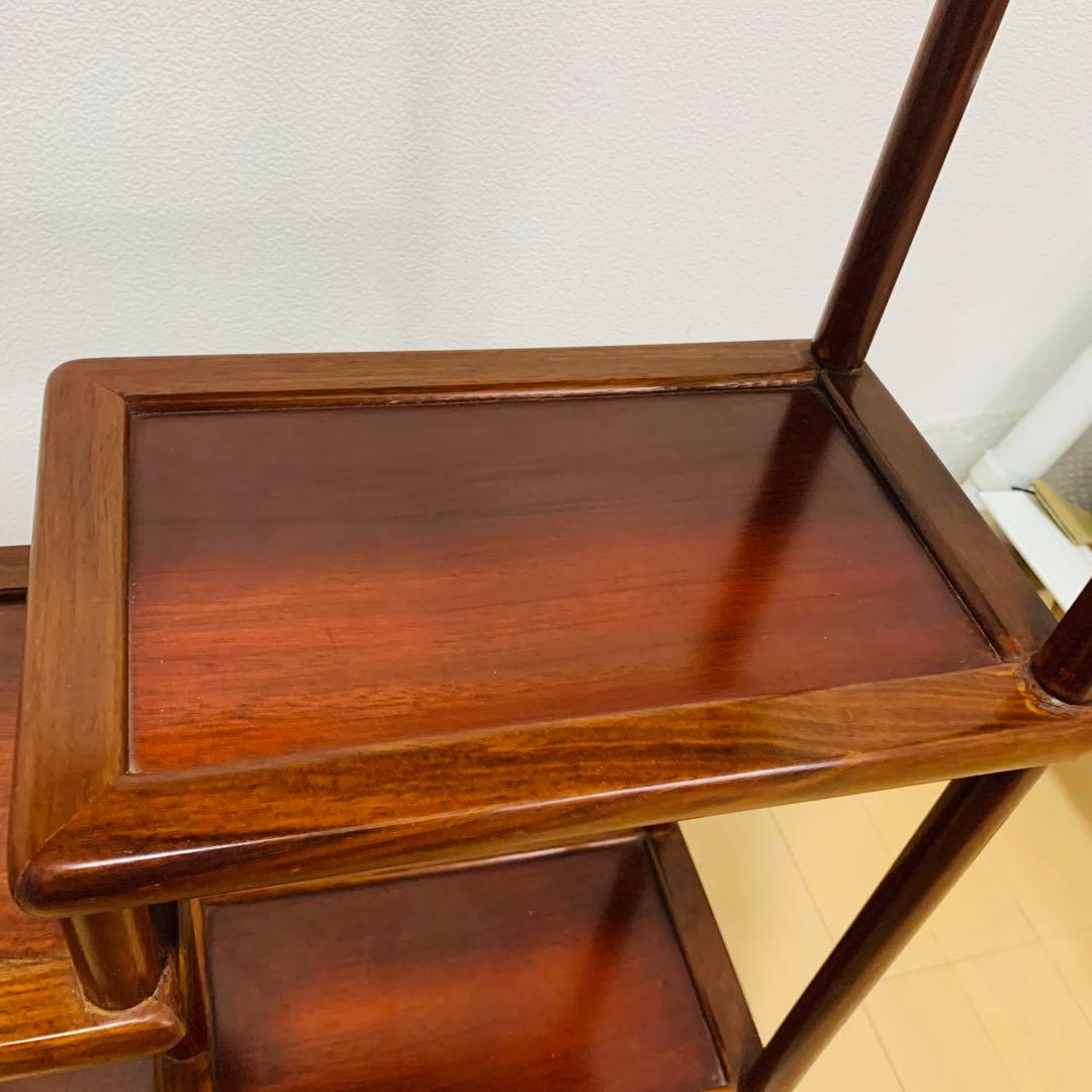 違い棚 茶棚 茶箪笥 飾り棚 置物棚 台 引き出 し 木製 和風 家具