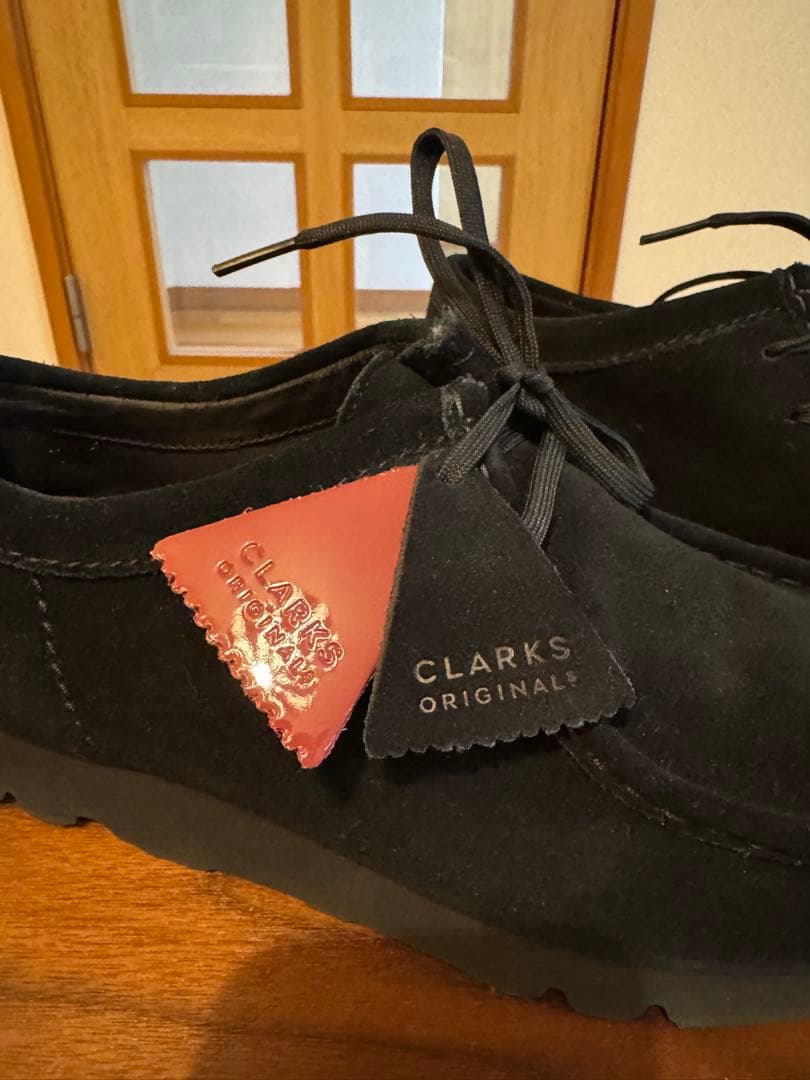 Clarks WallabeeGTX ブラックスエード 27 cm