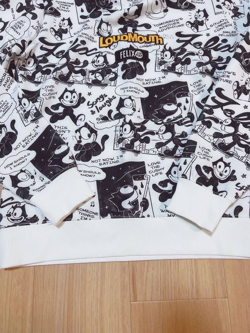 超美品 ラウドマウス LOUDMOUTH フード パーカーMサイズ　フィリックス