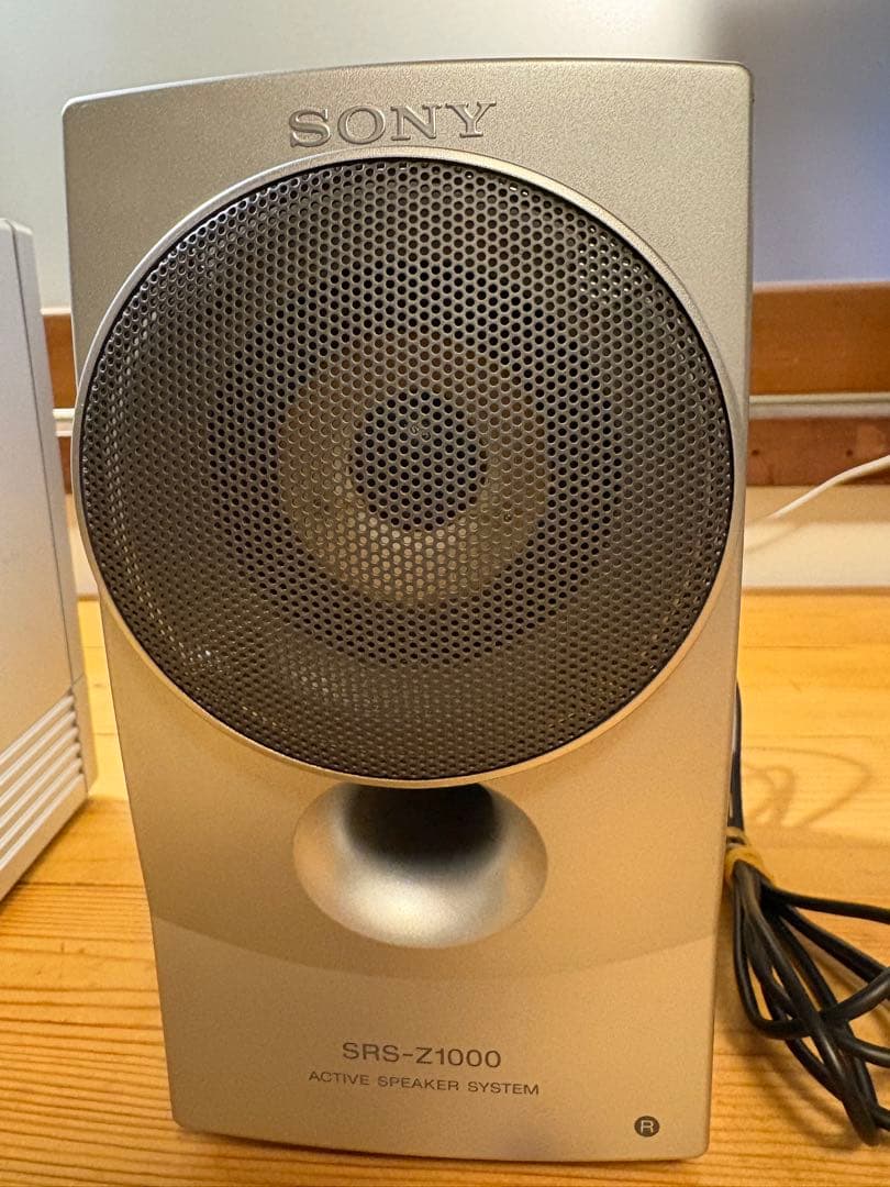 動作品　SONY SRS-Z1000 アクティブスピーカー シルバー