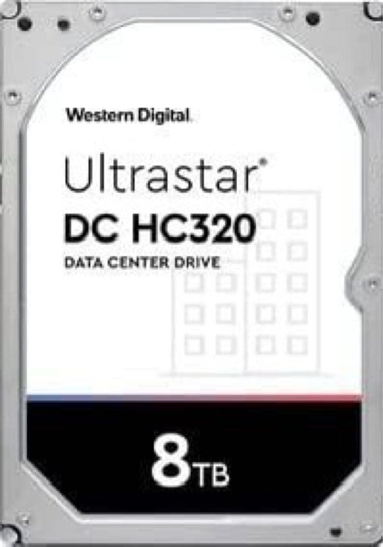 内蔵型ハードディスクドライブ Western Digital Ultrastar 8TB HDD
