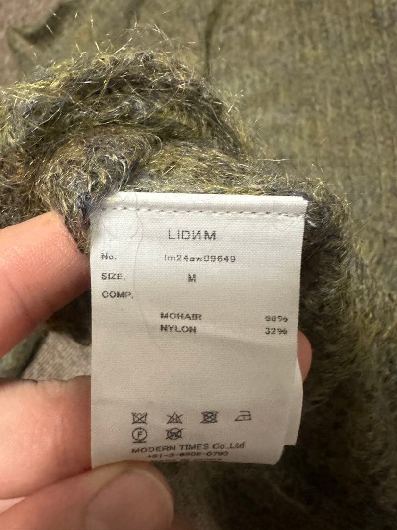 トップス LIDNM KID MOHAIR MIX KNIT