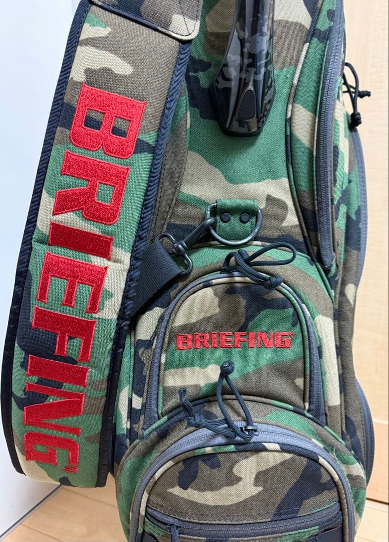 美品★ブリーフィング★キャディバッグ★ゴルフ★BRIEFING★ゴルフバッグ