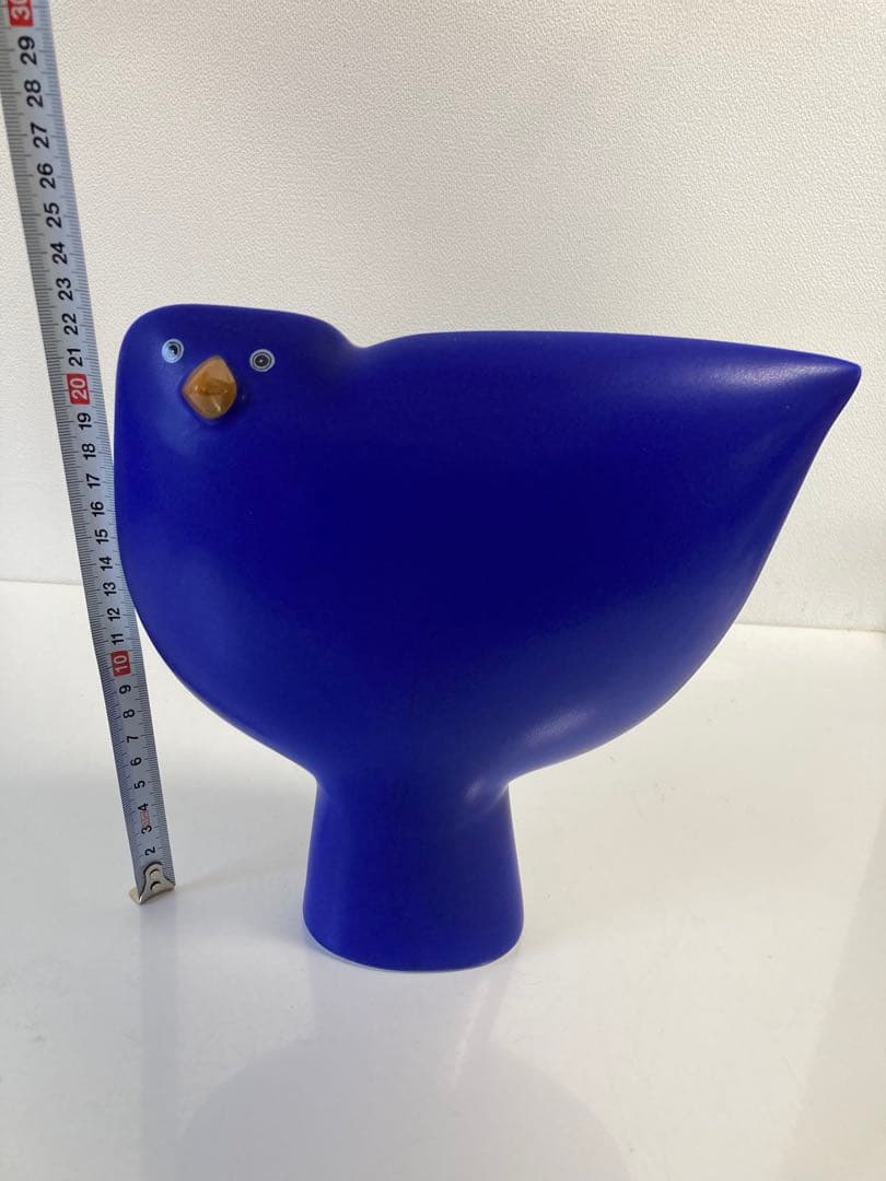レア！ARABIA アラビア 鳥　置物　ティモ　ブルー　訳あり