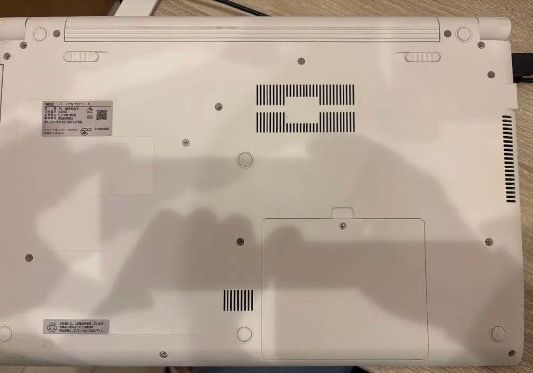 NEC ホワイトノートPC NS630/J 動作確認済み