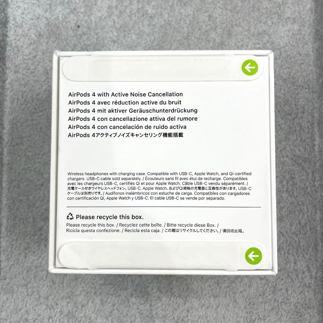 新品未開封品　Apple AirPods4 イヤホン　C005898
