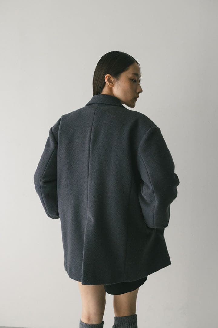 くみ｜STYLEMIXER スタイルミキサー パワーショルダーPコート