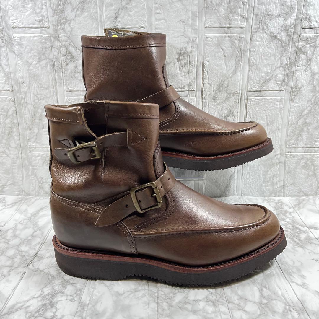 【極美品】CHIPPEWA USA製　モックトゥ　エンジニアブーツ　9D 27㎝