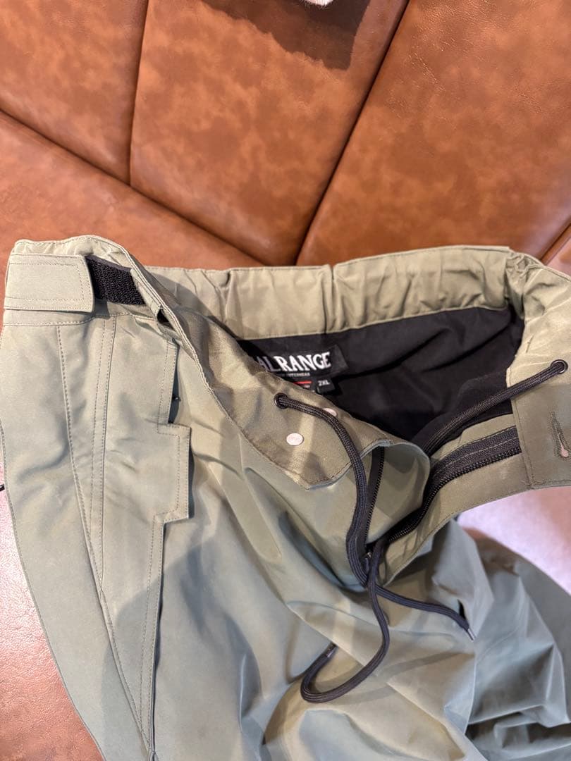 DIALRANGE オリーブグリーン ワイドパンツ2XL