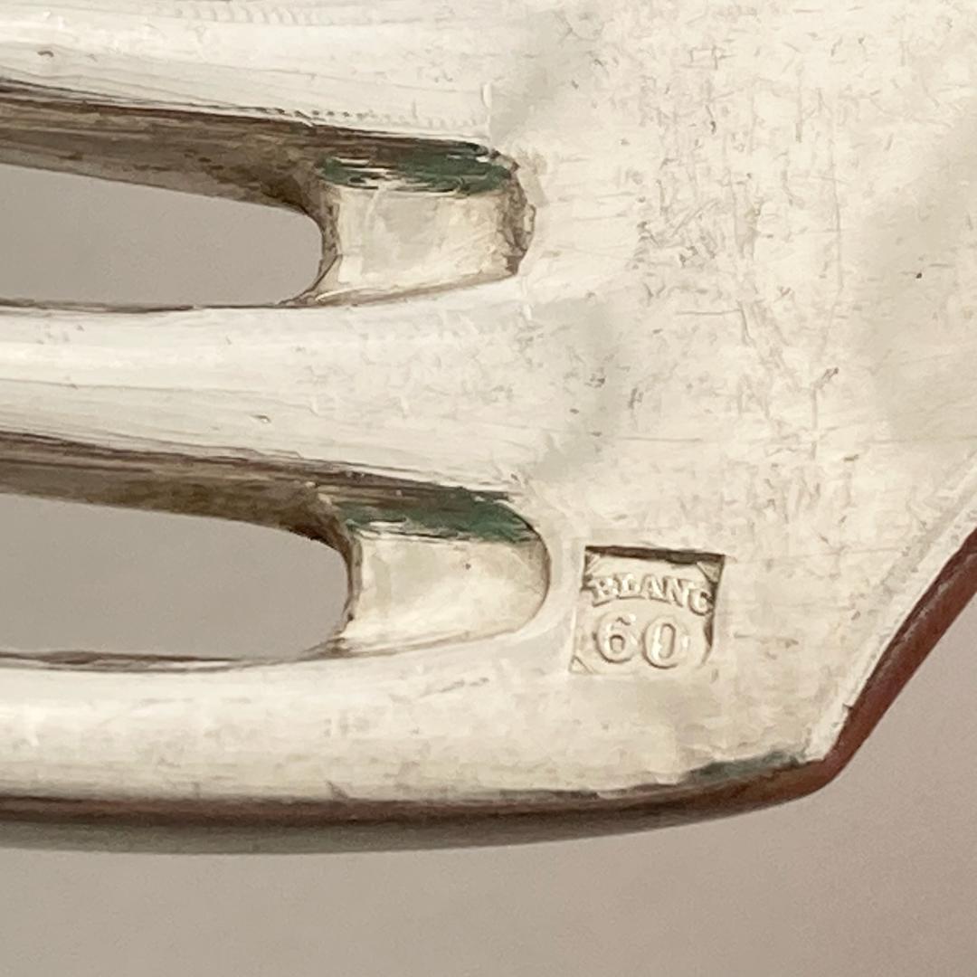 【くまさん】フランスアンティーク⭐️テーブルフォーク　テーブルスプーン　５