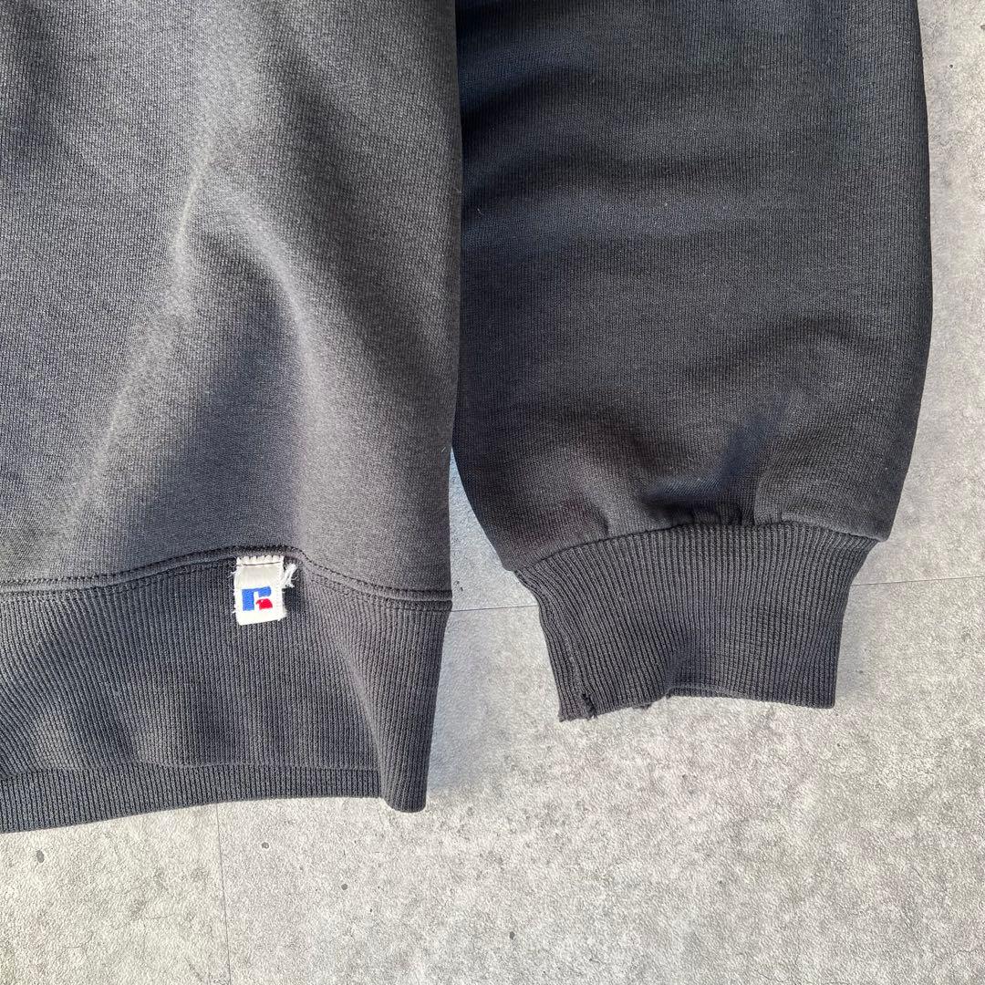 90s Russell ラッセルアスレチック 無地スウェット USA製 黒