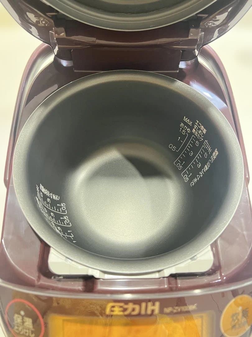 【美品】象印 圧力IH炊飯器 極め炊き 5.5合｜鉄器コート黒まる厚釜2018製