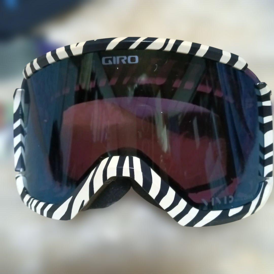 GIRO ゼブラ柄 スノーゴーグル