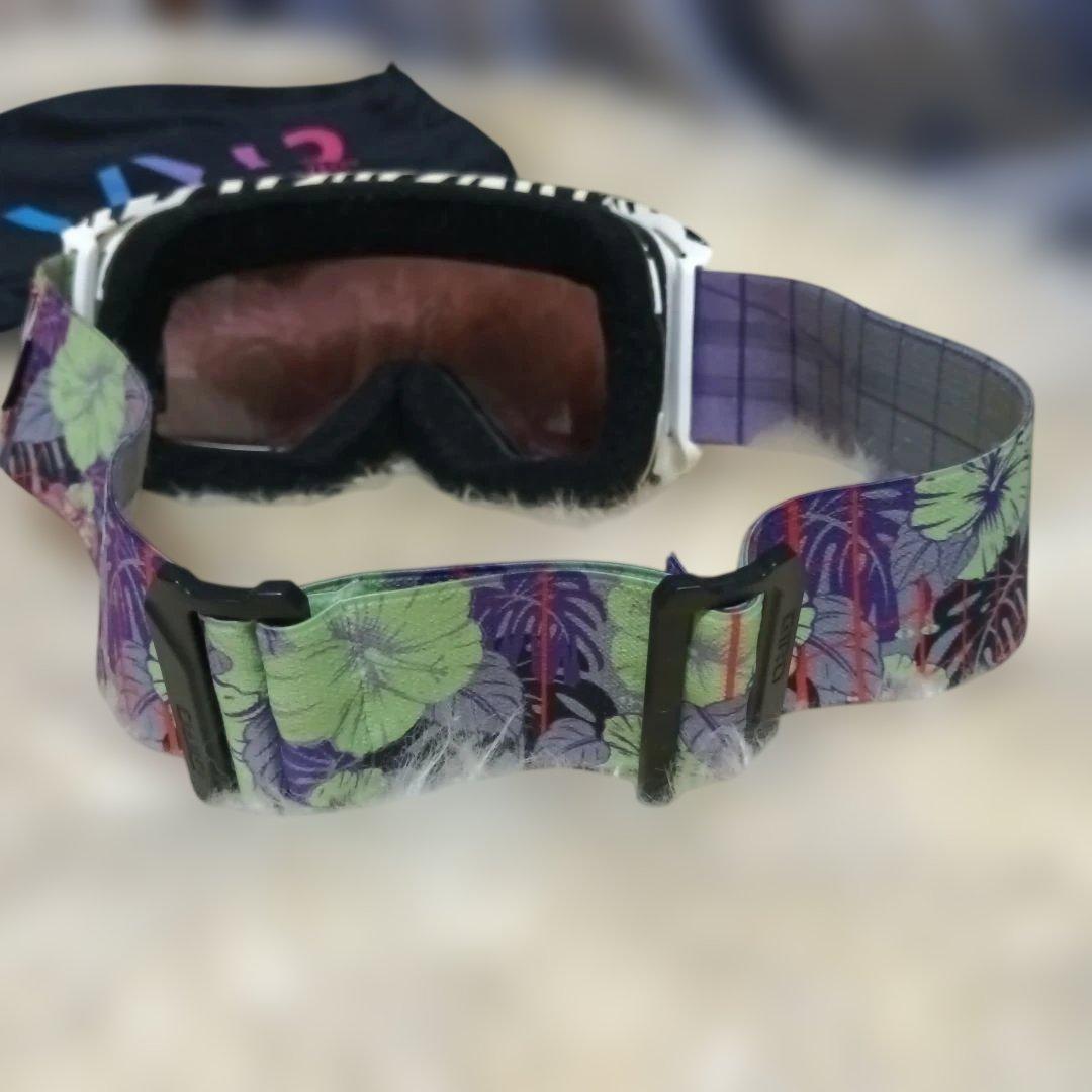 GIRO ゼブラ柄 スノーゴーグル