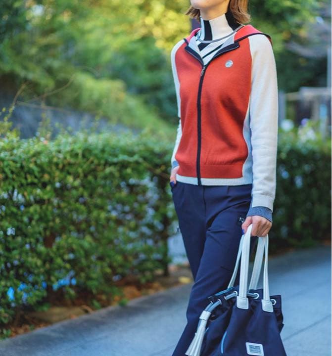 ♡新品タグ付♡ランバンスポールニットブルゾン/サイズ42