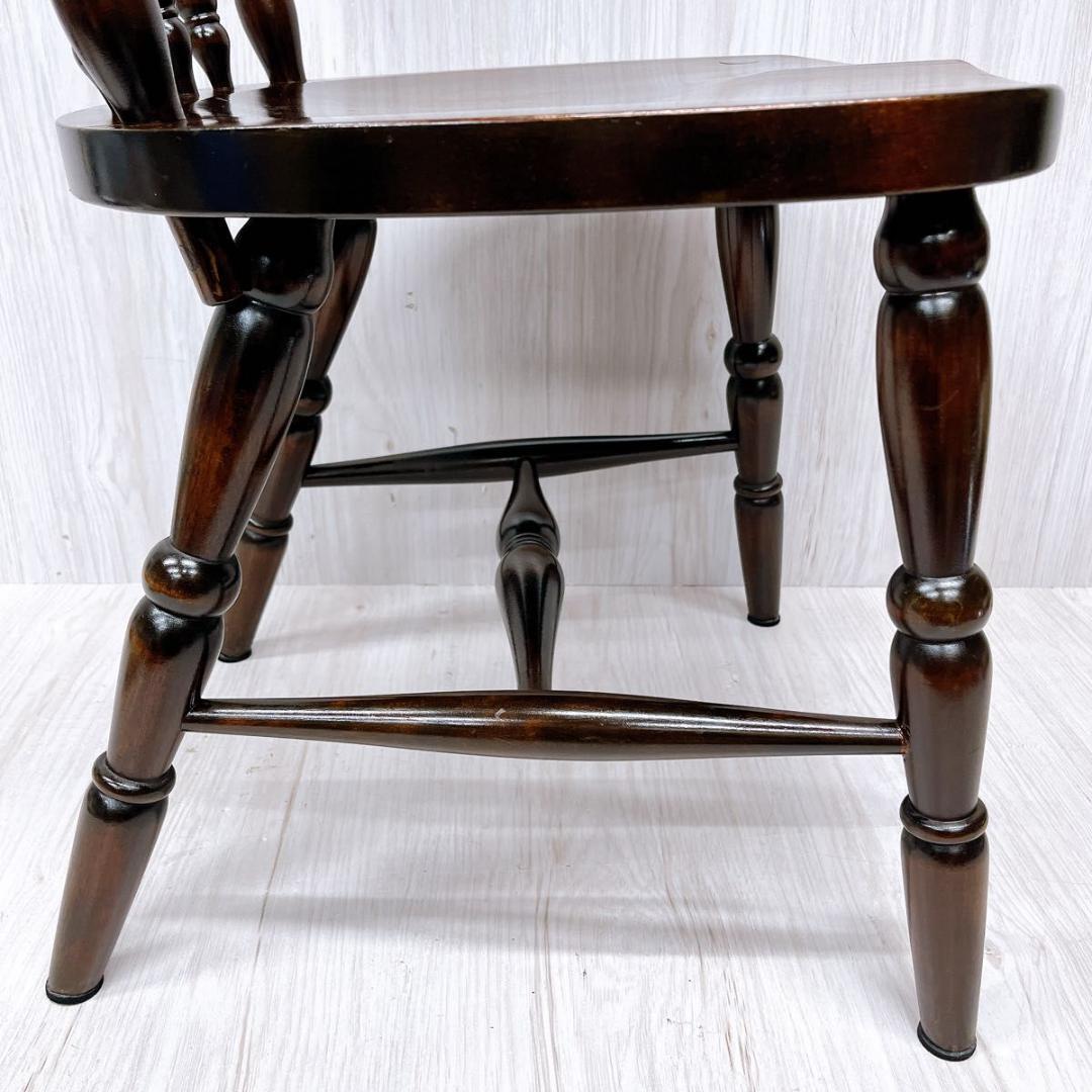 北海道民芸家具 ウィンザーチェア ダイニングチェア 椅子 いす イス④