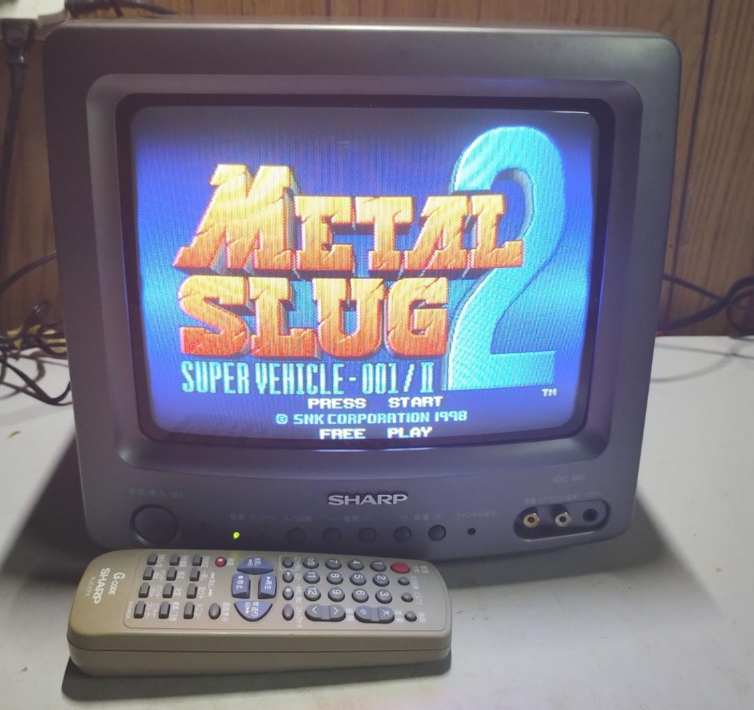 【画質良好】シャープ　10インチ　ポータブル　ブラウン管テレビ　10C-M9