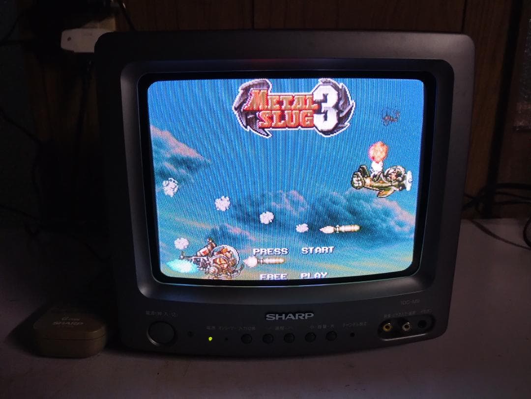 【画質良好】シャープ　10インチ　ポータブル　ブラウン管テレビ　10C-M9