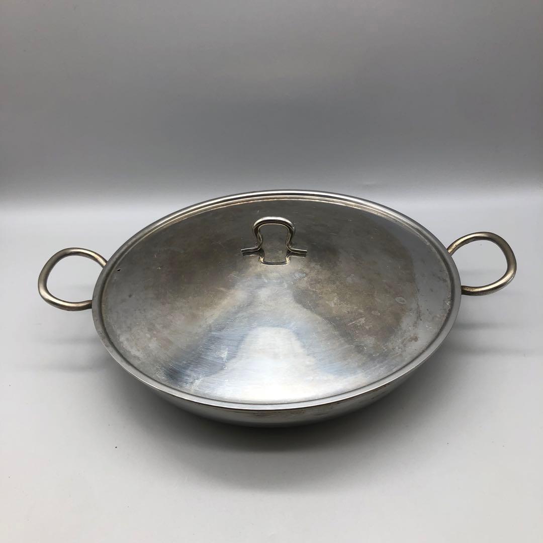 ヤマコーYAMACOコッパー銅クラッドステンレス蓋付き両手鍋25cm日本製