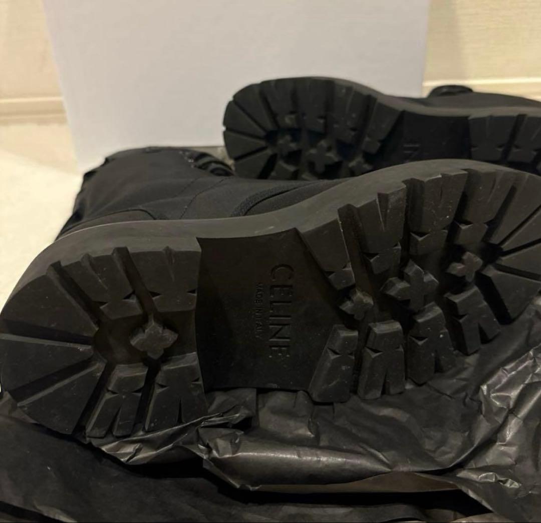 CELINE セリーヌ 345597004C レースアップブーツ トリオンフ