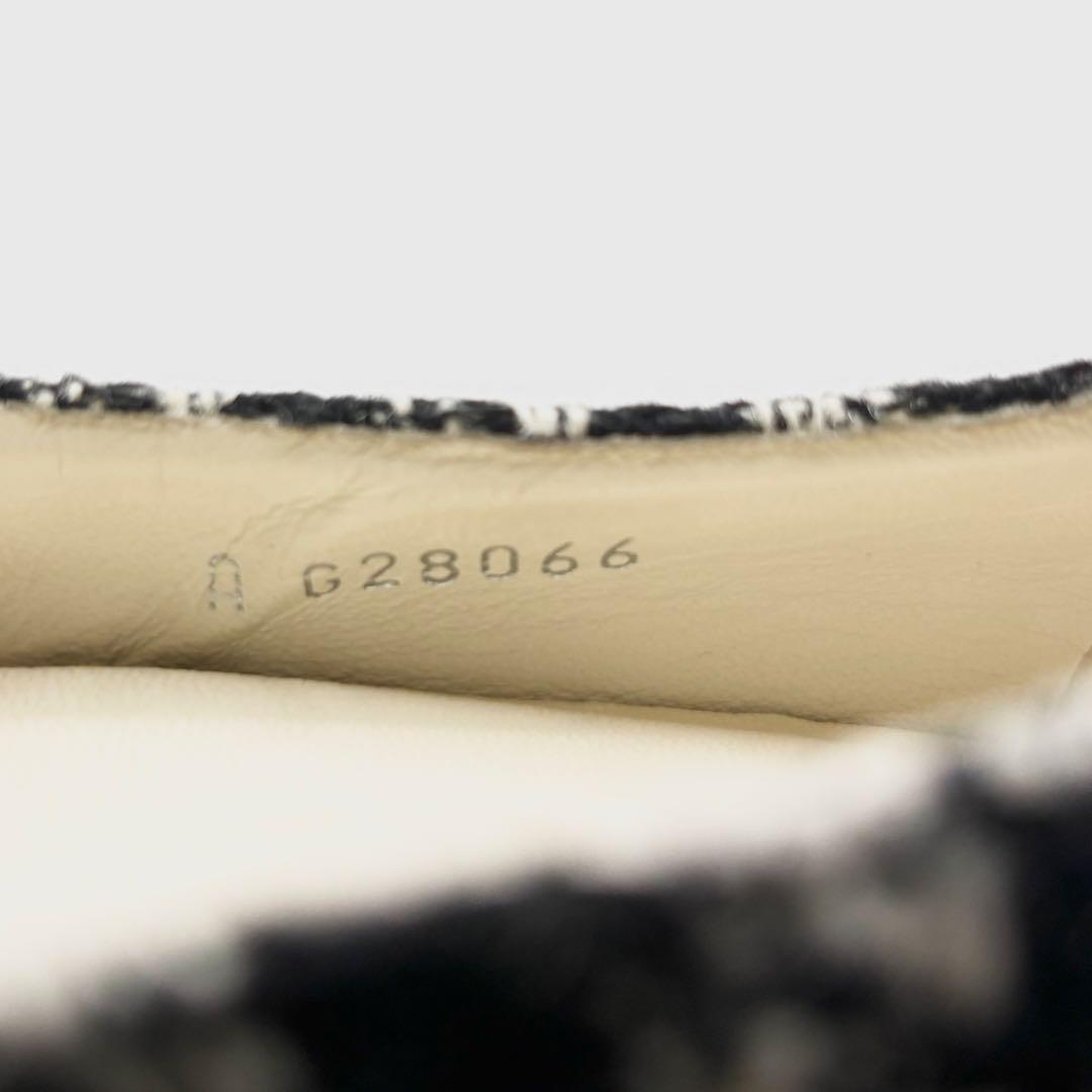✨極美品✨CHANEL フラットシューズ　バレリーナ　ココマーク　ツイード　希少