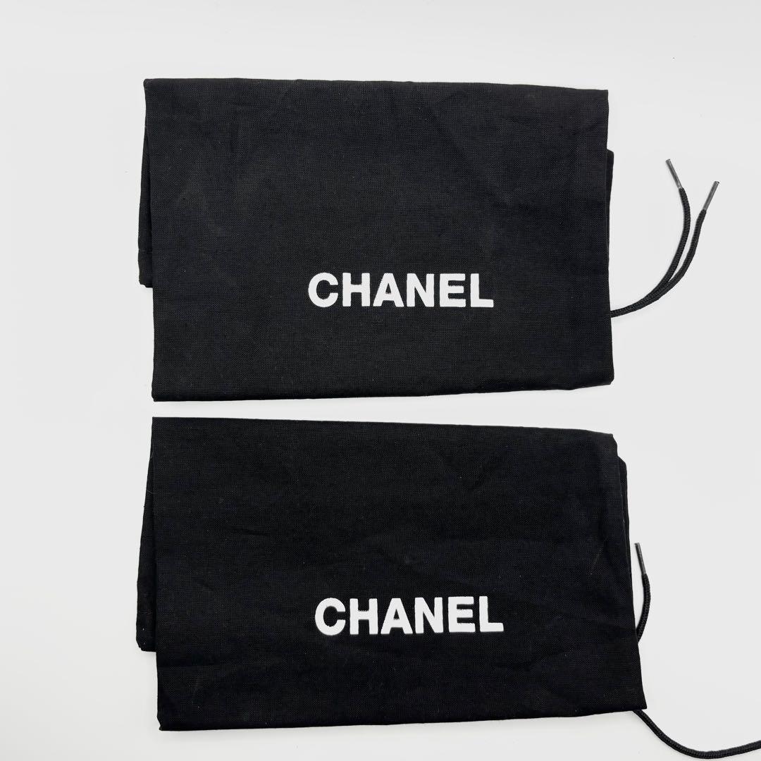 ✨極美品✨CHANEL フラットシューズ　バレリーナ　ココマーク　ツイード　希少