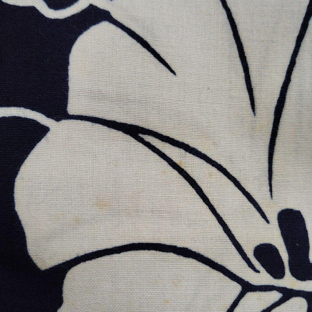 は*な様 浴衣反物　竺仙　あさがお柄