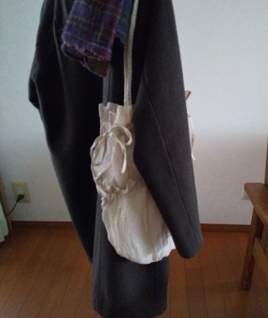 フランスアンティーク素材のシャビーな布バック