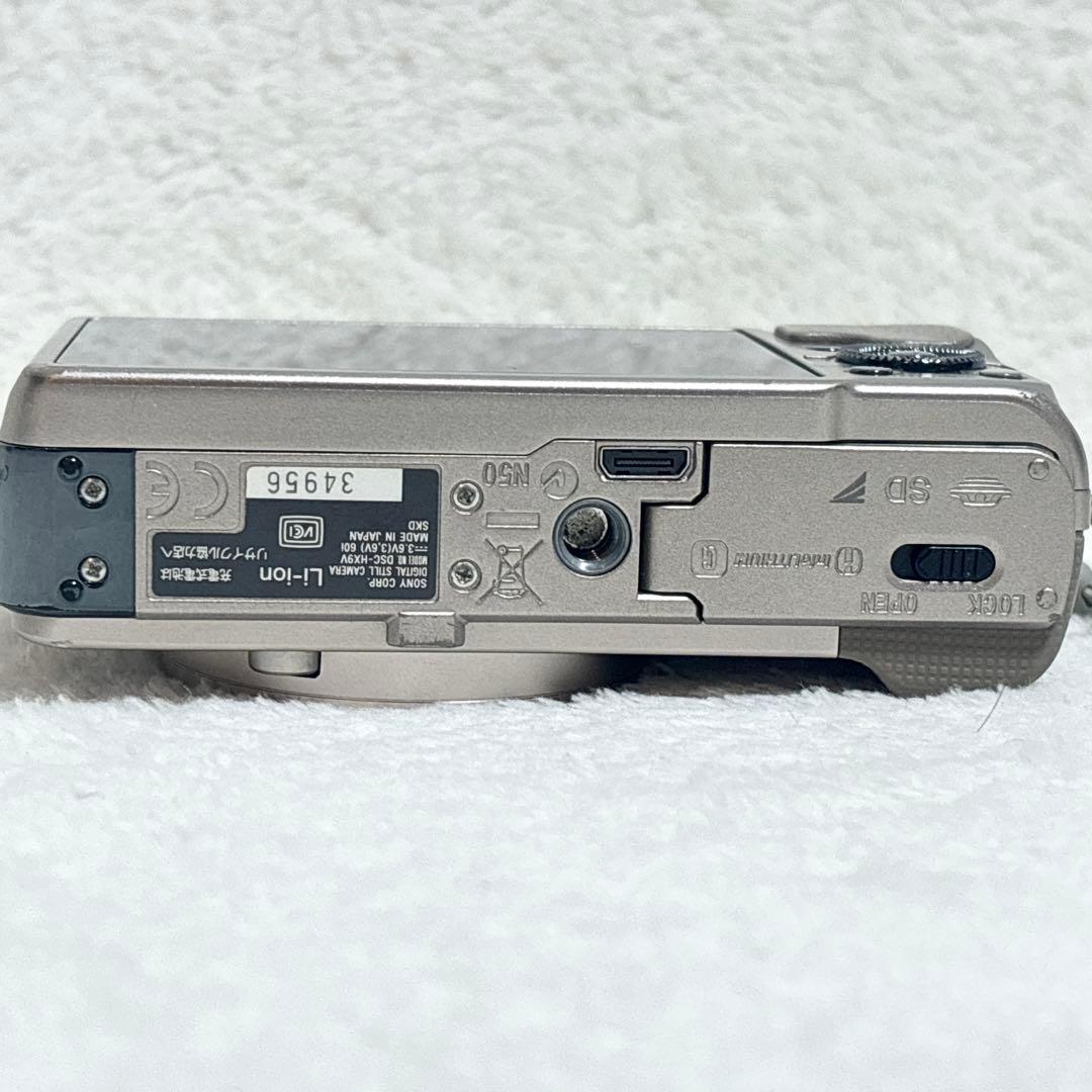 動作確認済み SONY サイバーショット DSC-HX9V ゴールド デジカメ