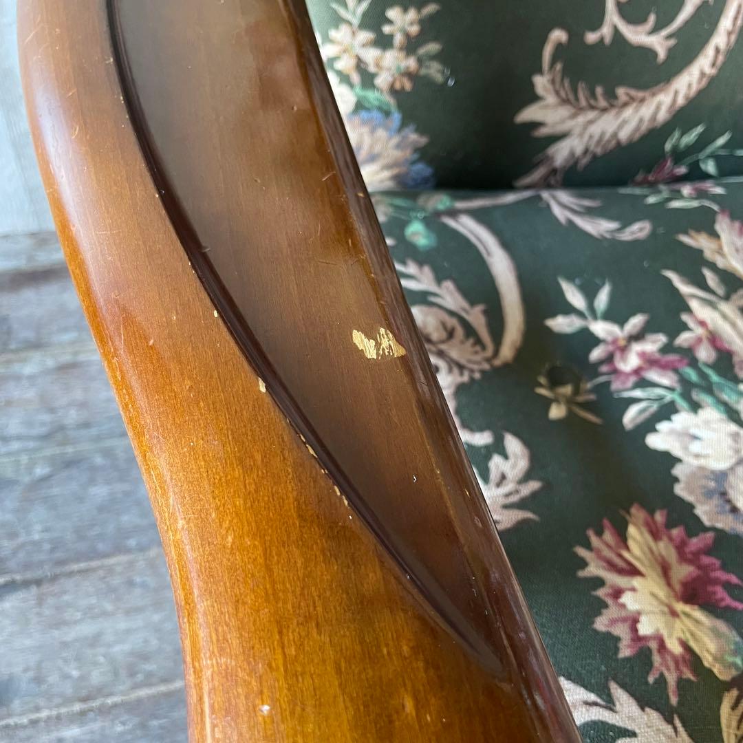 karimoku カリモク コロニアル クラシック花柄 リクライニングソファ