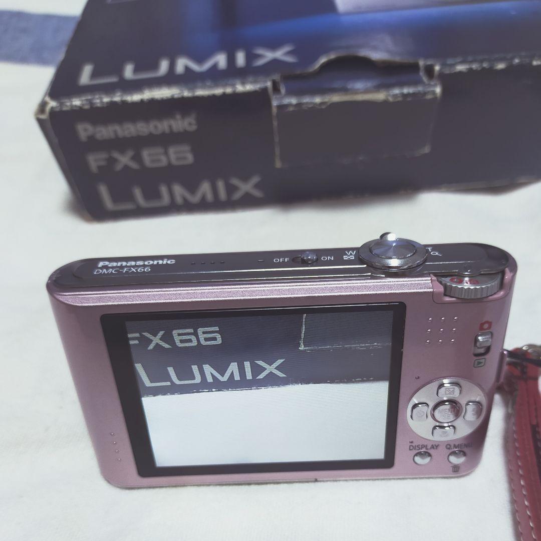 デジカメ　Panasonic　LUMIX　DMC-FX66　ピンク