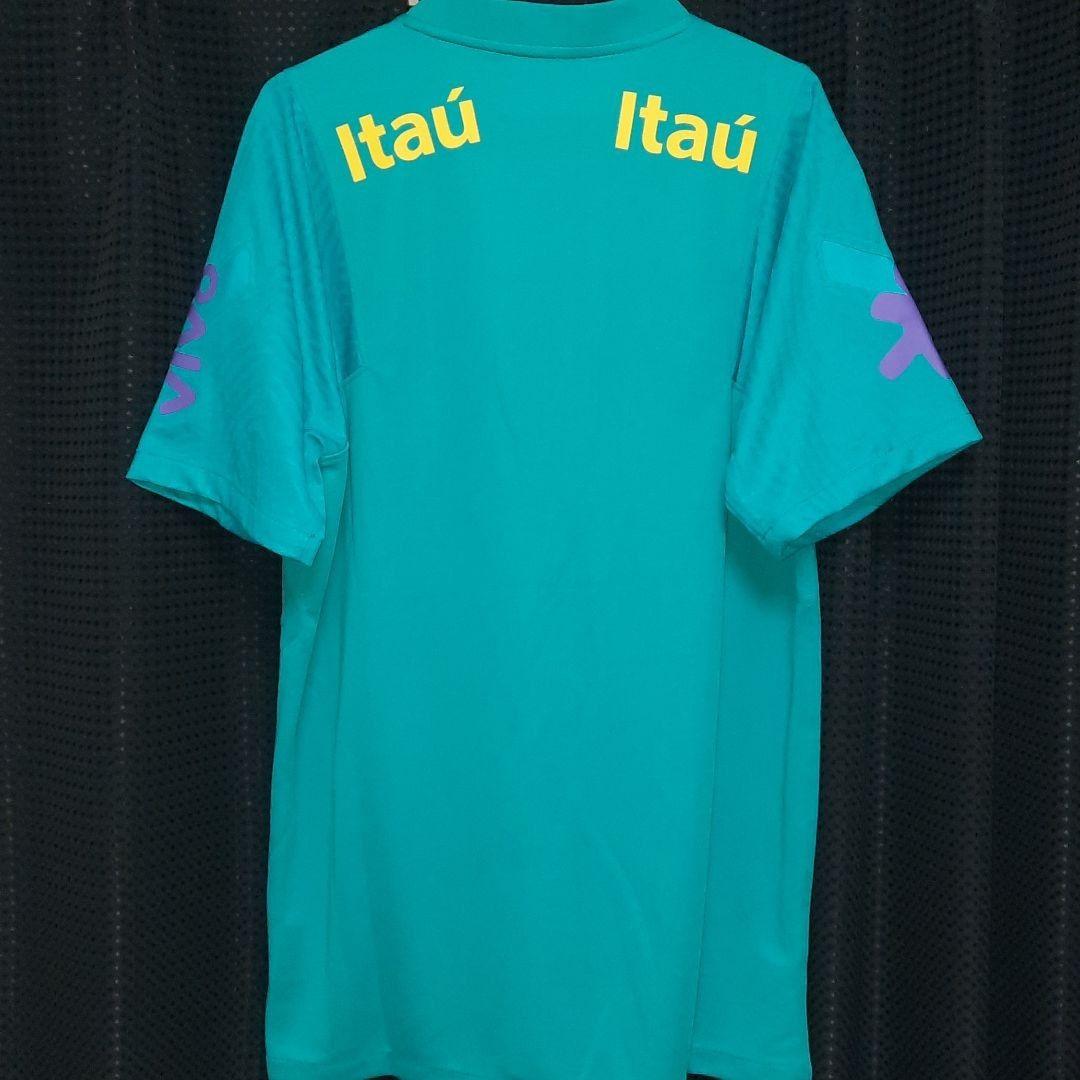 21/22ブラジル代表 トレーニングシャツ フルスポンサーモデル。