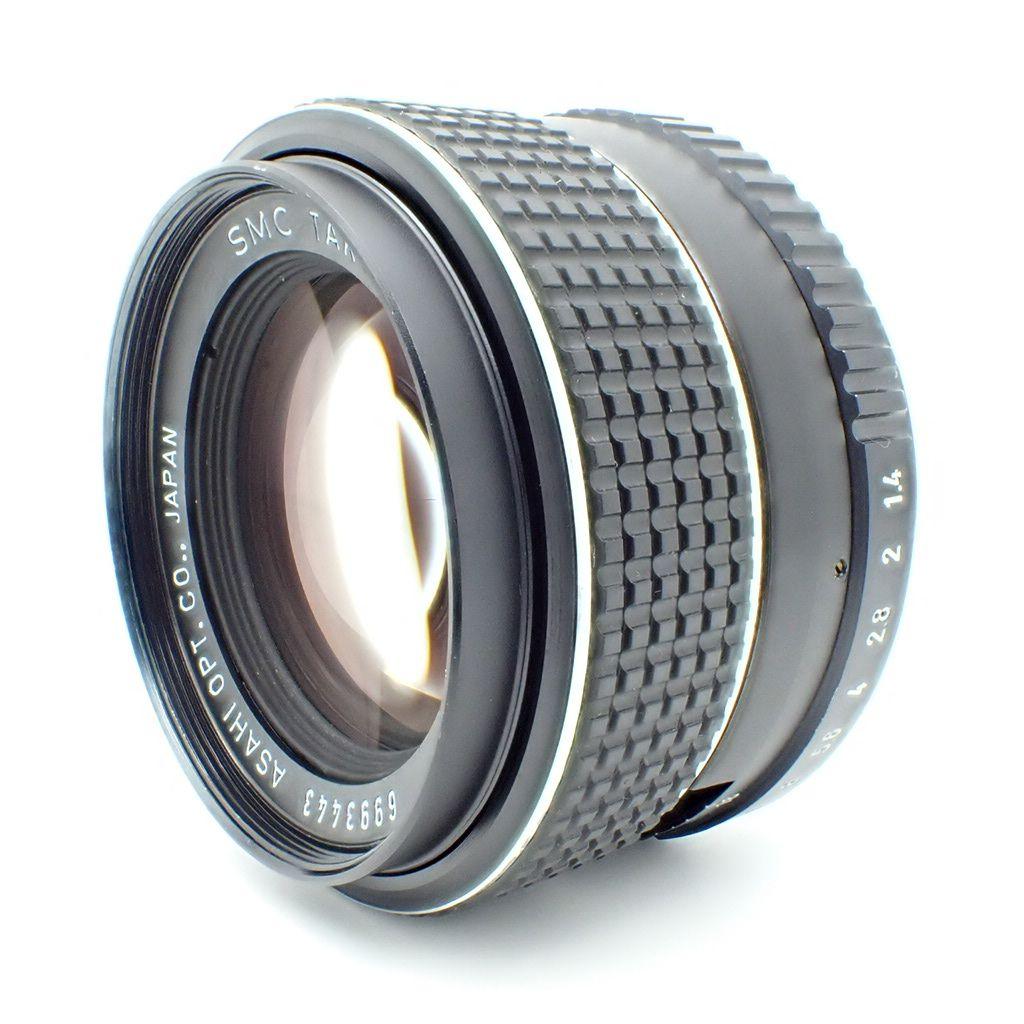 【美品】PENTAX SMC TAKUMAR 50mm f1.4 純正付属品付き