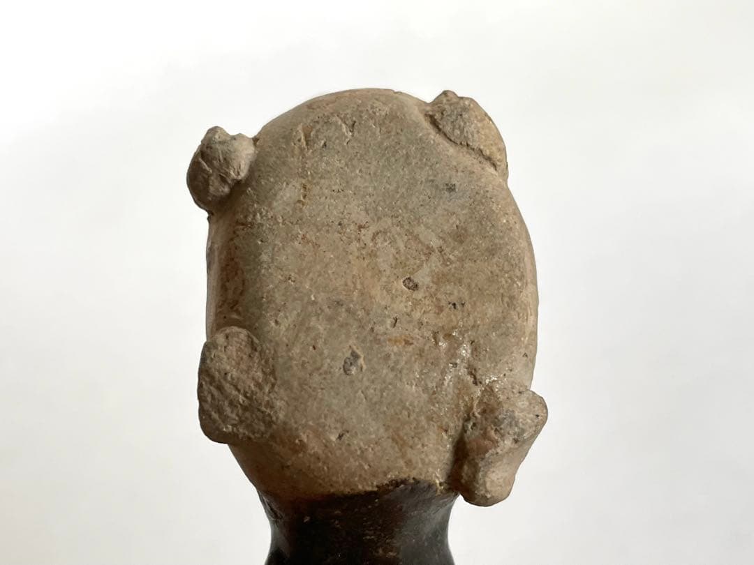 骨董　アンティーク　長沙窯　獣形玩具　犬　文鎮　土人形　民芸　民藝　発掘品