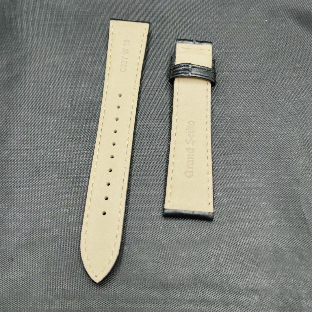 グランドセイコー SBGW301 純正クロコダイルベルト 新品未使用