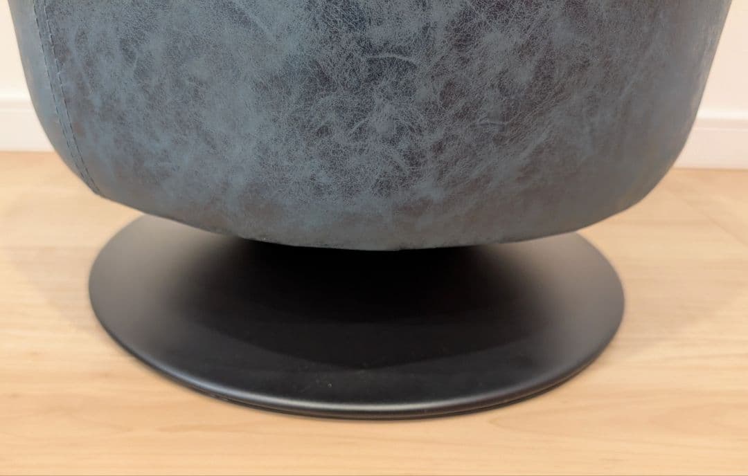 東谷 ローテ 回転スツール チェア 人気 PC-505 ネイビー オットマン