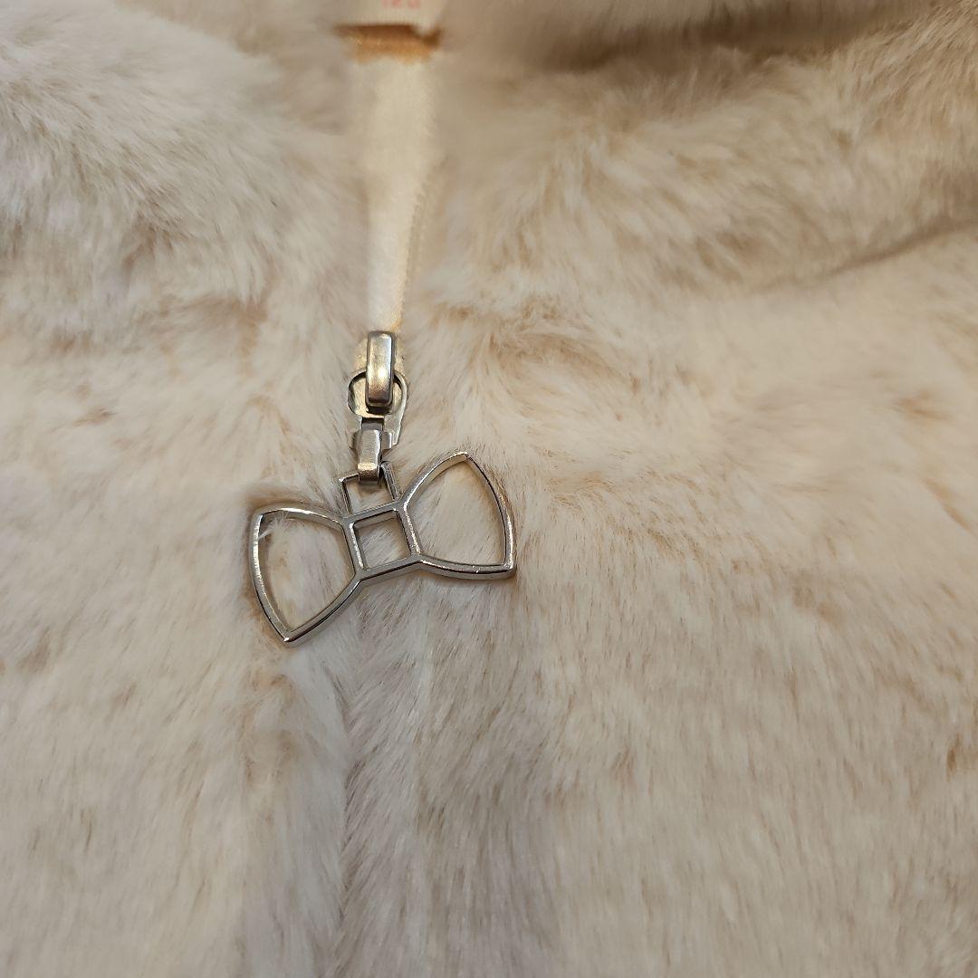 mezzo piano クマ耳付き　フェイクファー　ジャケット 120cm　新品