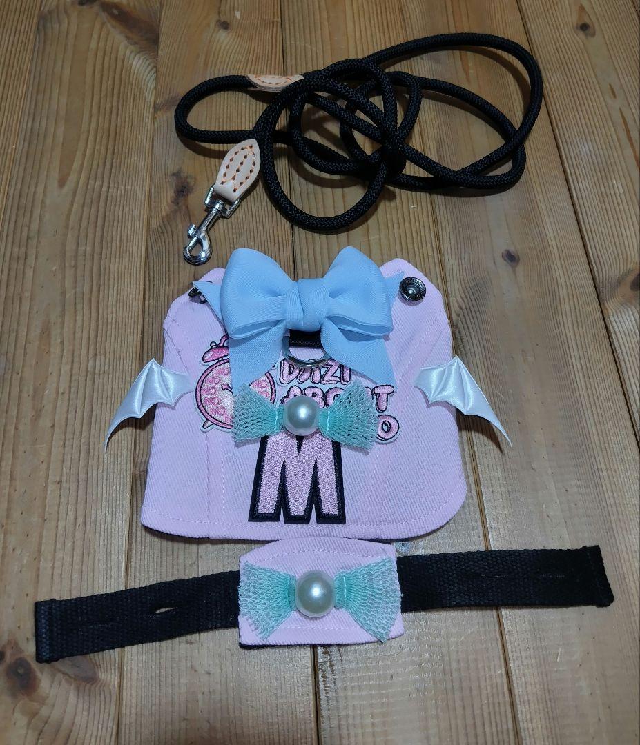 DAZI 犬用ハーネス調整可能なベルクロデニム犬用ハーネスLサイズ