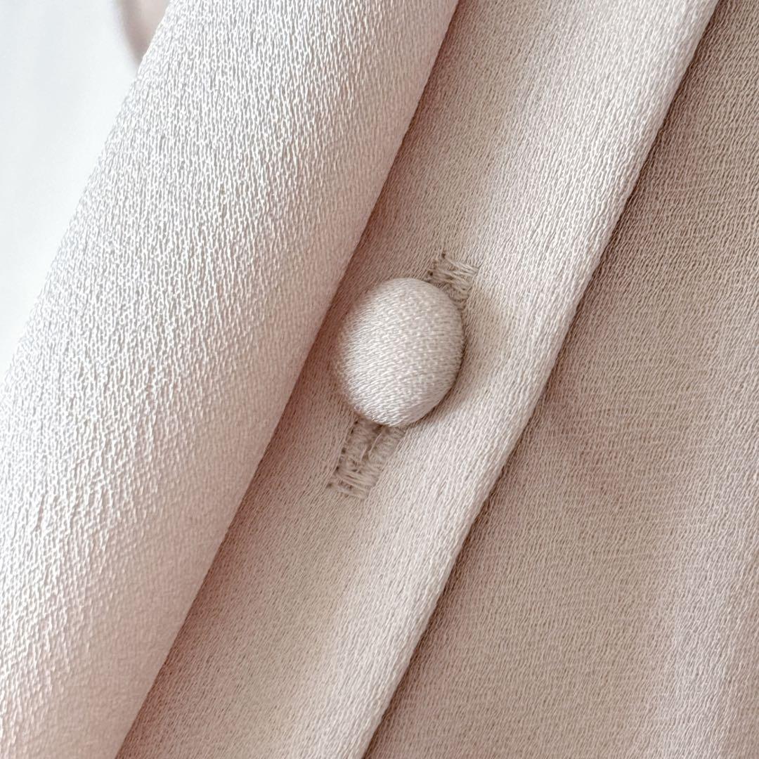 【1284】新品　アナイ　サテンアムンゼンフリル　ブラウス　フォーマル　38