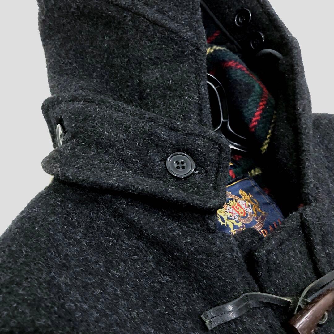 ★良品★GLOVERALL グローバーオール ダッフルコート 裏地チェック 38