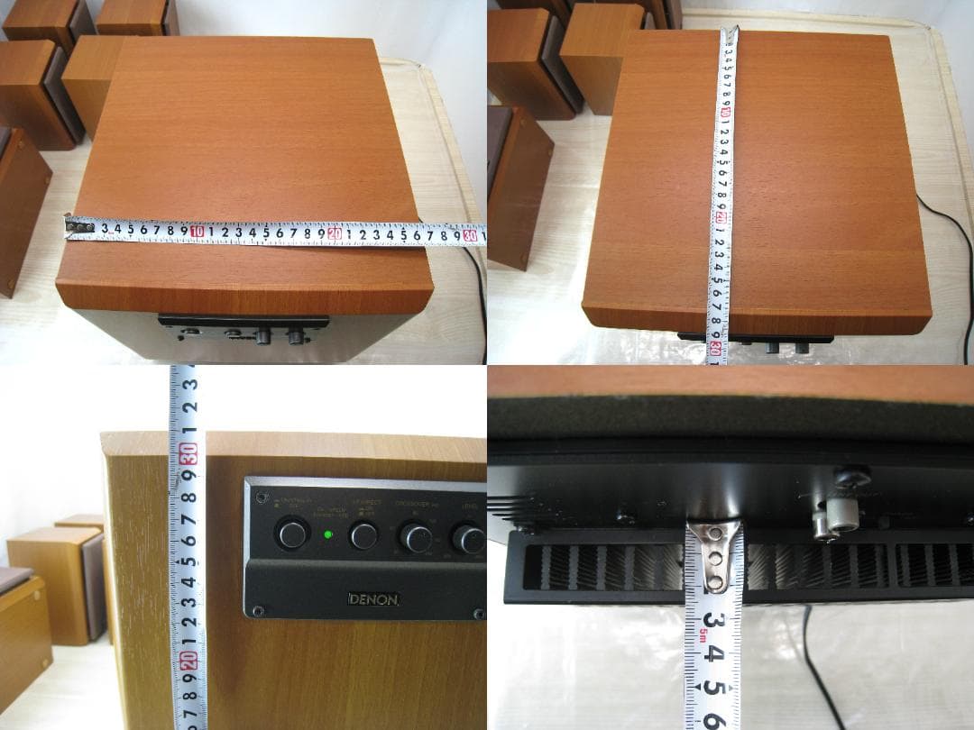 【音、動作OK】 DENON 5.1ch用　スピーカーセット サブウーファー