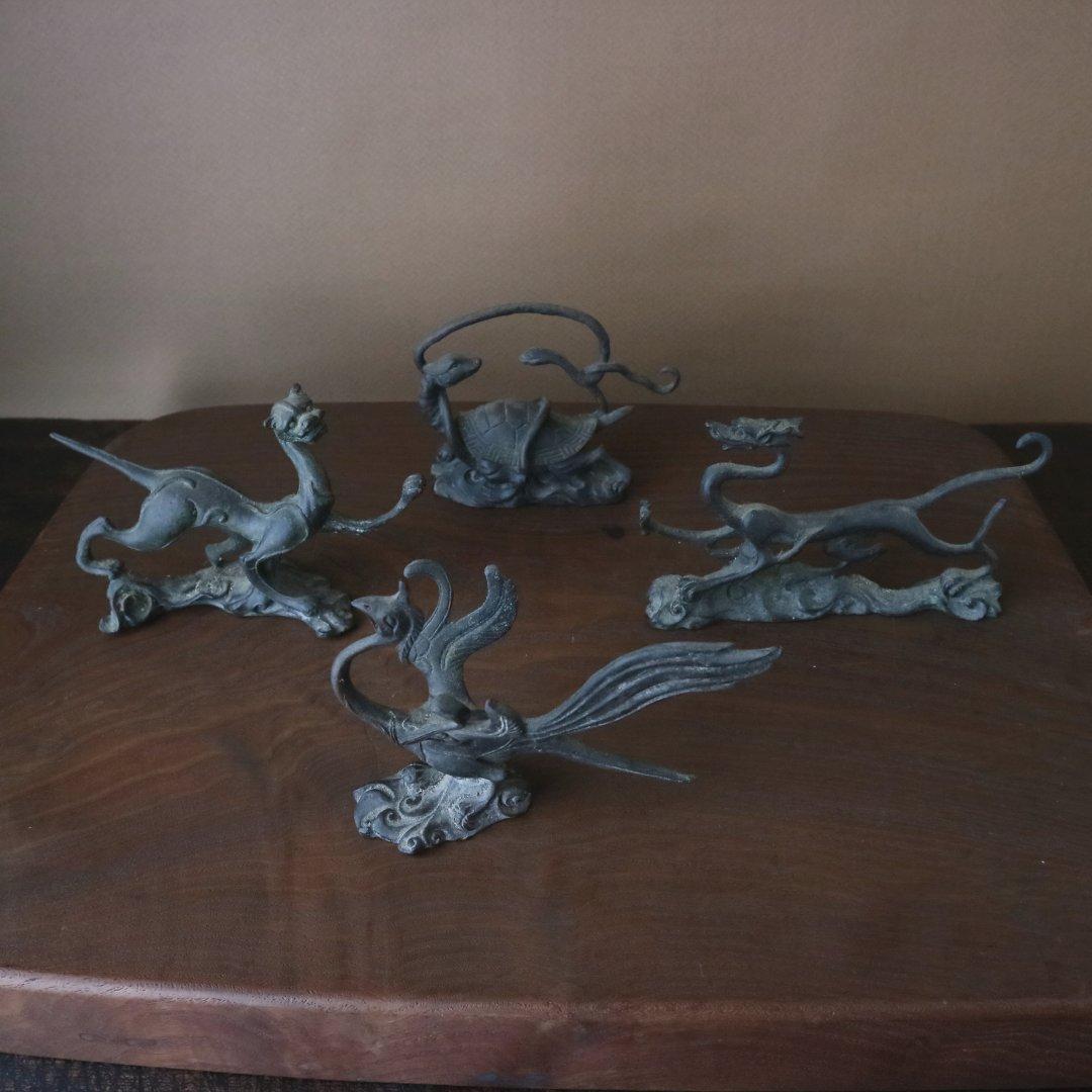 ■風水最高相　四神獣　四神相応　守護聖獣神　四体セット■送料込■