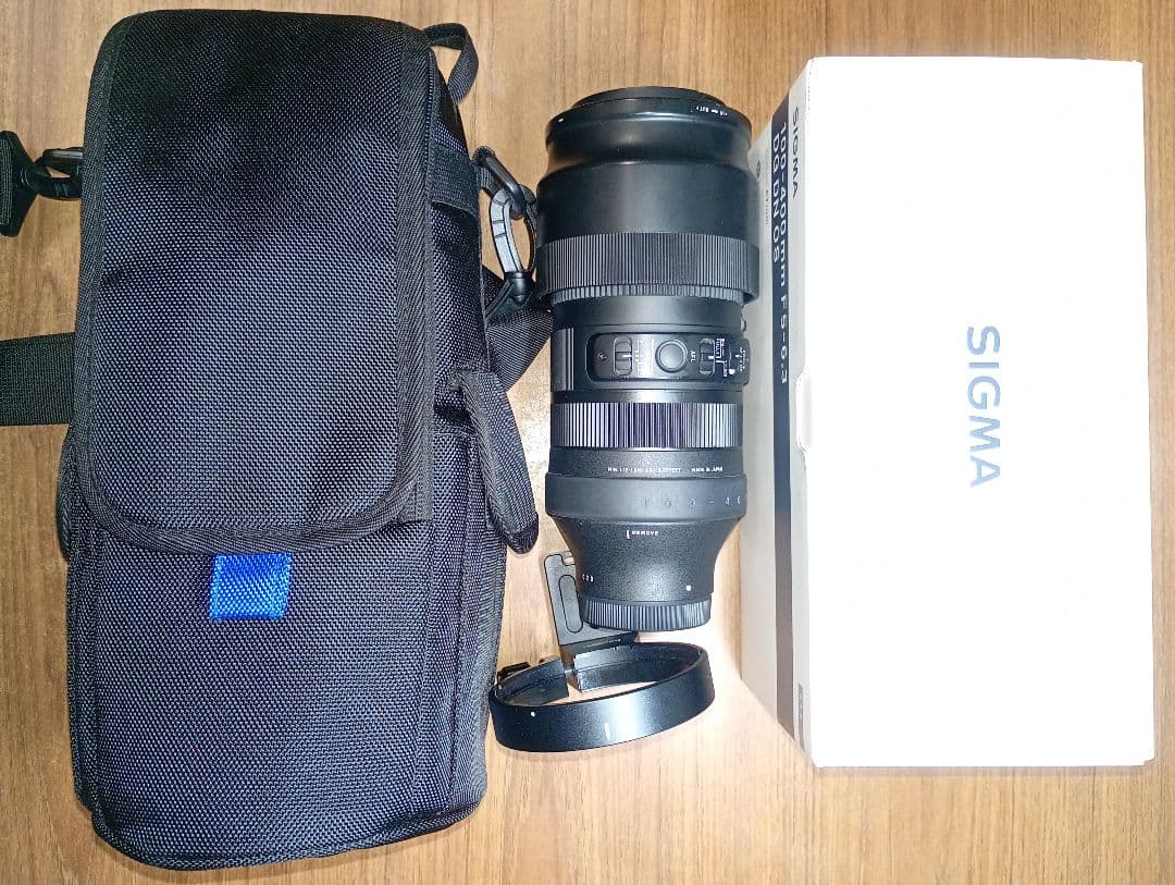Eマウント用　SIGMA 100-400mm F5-6.3 ＋フィルター・三脚座