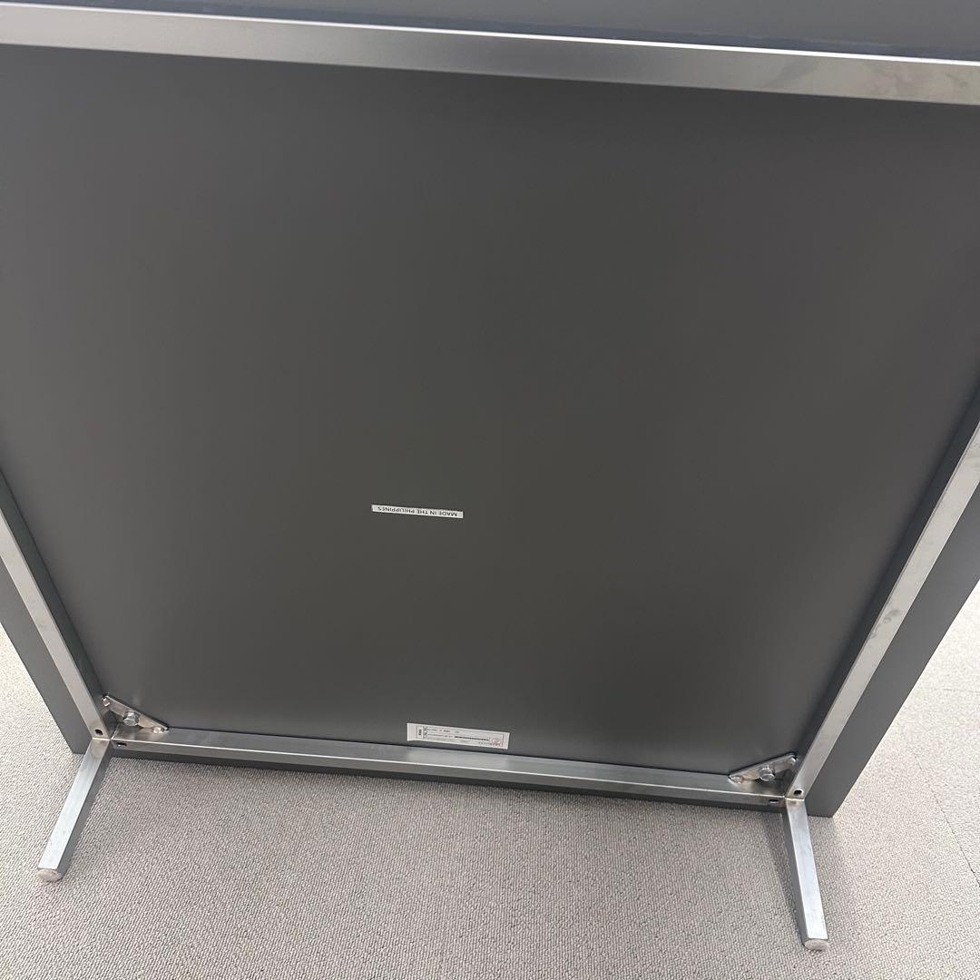 【美品】日本フクラ　スクエアセンターテーブル　80×80cm グレーストーン